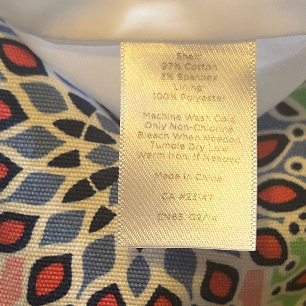 Talbots Skirt Multicolor Geometric Pattern Women’… - image 8